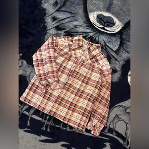 VINTAGE girls flannel